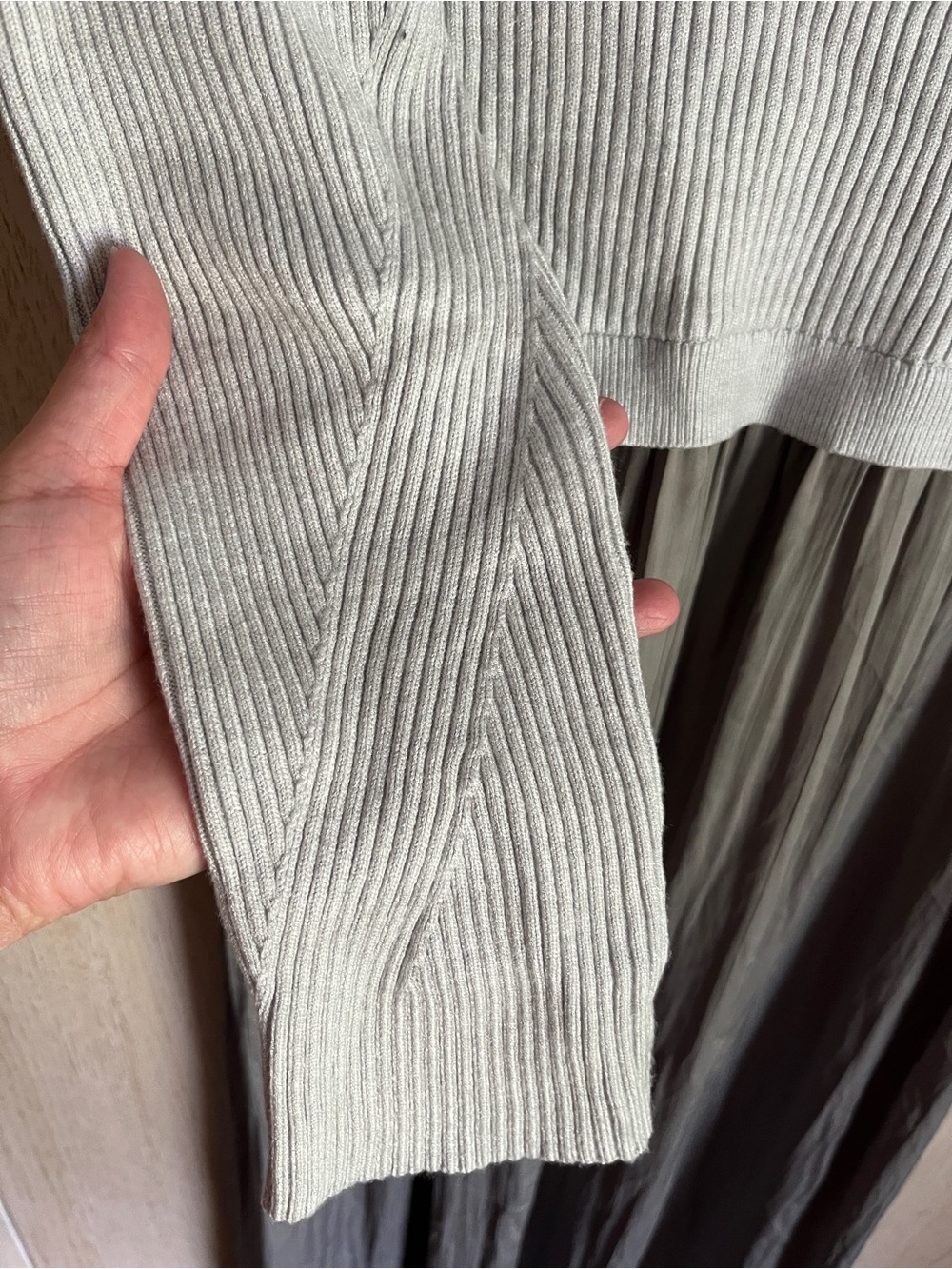 ANTHROPOLOGIE Thea Long-Sleeve Twofer Maxi Dress SZ 1X - Picture 12 of 15